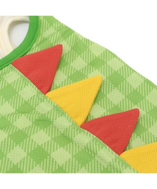 PET PARADISE ペットパラダイス エコメイド タンクトップ 《ポップな恐竜》 小型犬 ライトグリーン