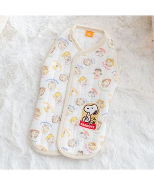 PET PARADISE スヌーピー キルトベスト 《頬杖柄》 小型犬 ホワイト