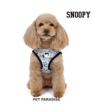 PET PARADISE スヌーピー メッシュ ベスト ハーネス 【Ｓ】 グレー