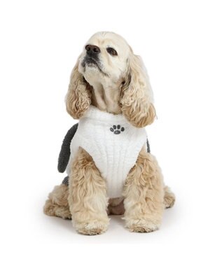 PET PARADISE スヌーピー  フェイス ニット 中型犬 ホワイト