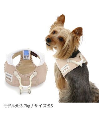 ペットパラダイス くまちゃん ベストハーネス Ｓ 小型犬, ベージュ, Ｓ