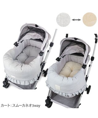 PET PARADISE ペットパラダイス ペットカート クッション 《お花》 グレー