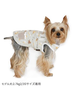 PET PARADISE ペットパラダイス makokoro ホカリラ ベスト 小型犬 グレイッシュベージュ