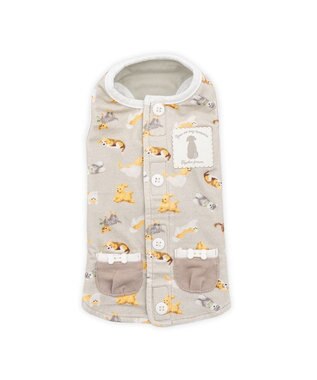 PET PARADISE ペットパラダイス makokoro ホカリラ ベスト 小型犬 グレイッシュベージュ