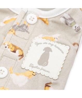 PET PARADISE ペットパラダイス makokoro ホカリラ ベスト 小型犬 グレイッシュベージュ