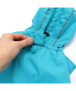PET PARADISE 犬服 犬用品 ペットグッズ ペットウェア ペットパラダイス 切替レインマント 【超小型・小型犬】 | 犬用 超小型犬 小型犬 青緑