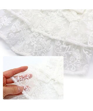 PET PARADISE ペットパラダイス レースワンピース 小型犬 ホワイト