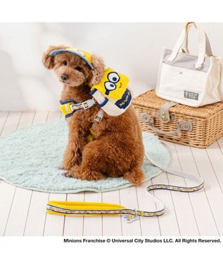 PET PARADISE ミニオン ボブ柄 リード ＳＳ～Ｓ イエロー