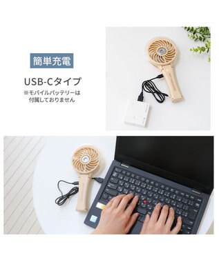 PET PARADISE 〔2025年モデル〕 ペットパラダイス ミスト ハンディファン 《ライトベージュ》 ライトベージュ