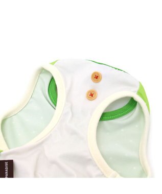 PET PARADISE ペットパラダイス エコメイド 天竺 恐竜 タンクトップ 小型犬 グリーン