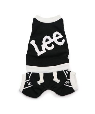 PET PARADISE Lee ロンパース 《ロゴ柄》 小型犬 ブラック