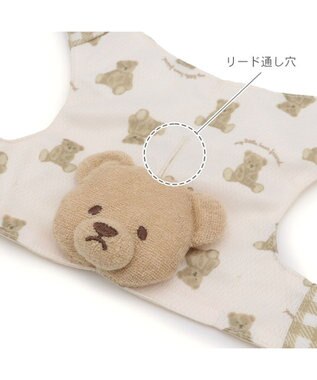 PET PARADISE ペットパラダイス くまちゃん クールベスト 小型犬 ホワイト×ブラウン