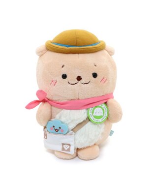 Mother garden しろたん らっこいぬ お座り 旅行者 ぬいぐるみ 23cm -