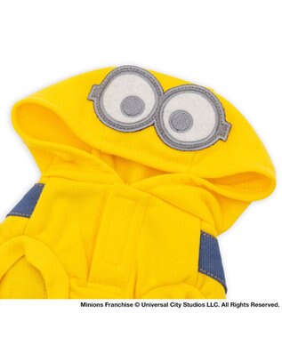 PET PARADISE ミニオン オーバーオール風 バナナ パーカー  小型犬 イエロー