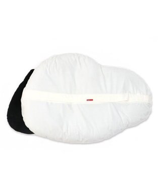 PET PARADISE ペットパラダイス スヌーピー フェイス クッション (100×69cm) 白~オフホワイト