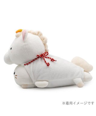 Mother garden しろたん 午年 抱き枕カバー 55cm用 《白》 単品 白