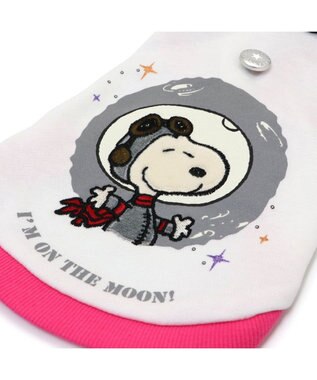 PET PARADISE スヌーピー 反射パーカー アストロノーツ 《ホワイト》 中型犬 ホワイト