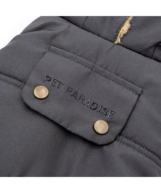 PET PARADISE ペットパラダイス 防寒フード付コート 中型犬 大型犬 ブラック