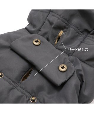 PET PARADISE ペットパラダイス 防寒フード付コート 中型犬 大型犬 ブラック