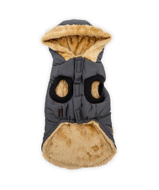 PET PARADISE ペットパラダイス 防寒フード付コート 中型犬 大型犬 ブラック