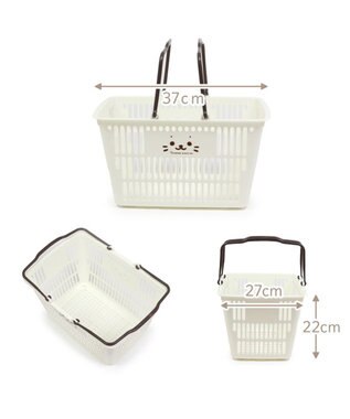 Mother garden しろたん ミニバスケット ホワイト