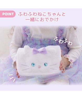 Mother garden マザーガーデン ふわねこ メイクポーチセット ホワイト