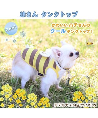 犬 服 クール 接触冷感 虫よけ タンクトップ 〔小型犬〕 はち / PET