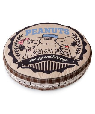 PET PARADISE スヌーピー クッション用 替えカバー 《ブラザー》 Ｌ ブラウン