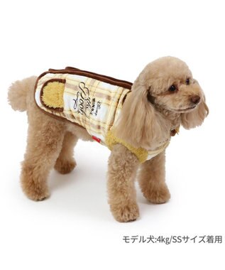 PET PARADISE ディズニー くまのプーさん 背開き ベスト 《 風船柄》 小型犬 黄