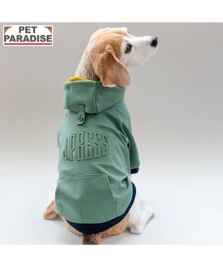 PET PARADISE J.PRESS エンボス ロゴパーカー 中型犬 大型犬