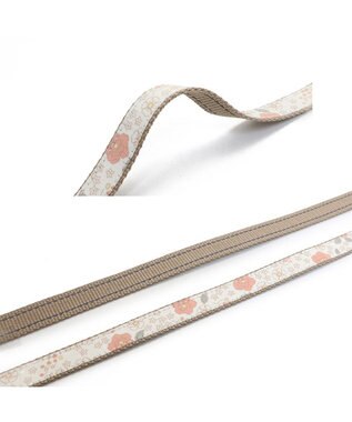 PET PARADISE 花柄 リード【ＳＳ~Ｓ】 小型犬 茶系