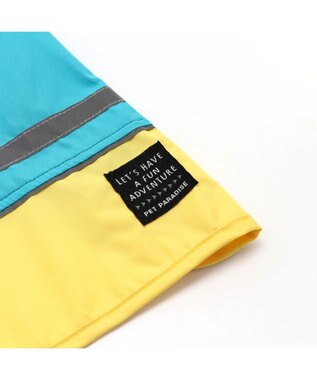 PET PARADISE 犬服 犬用品 ペットグッズ ペットウェア ペットパラダイス 切替レインマント 【中型・大型犬】 | 犬用 中型犬 大型犬 青緑