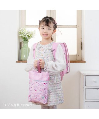 Mother garden マザーガーデン 野いちご シューズバッグ 《小花いちご柄》 小花いちご柄