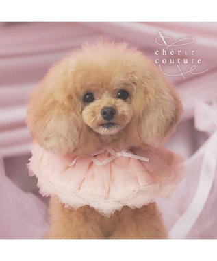 PET PARADISE cherircouture ビッグリボン スタイ 《ピンク》 小型犬
