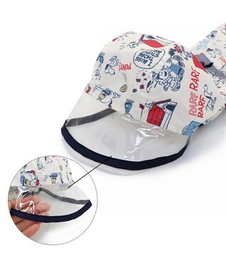 PET PARADISE スヌーピー  レインコート 透明フード付き 《アメリカンビンテージ柄》 小型犬 -