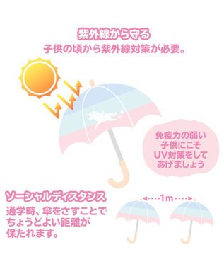 Mother garden マザーガーデン ユニコーン 子供用 晴雨兼用 折畳み傘   《レインボー柄》 50cm マルチカラー
