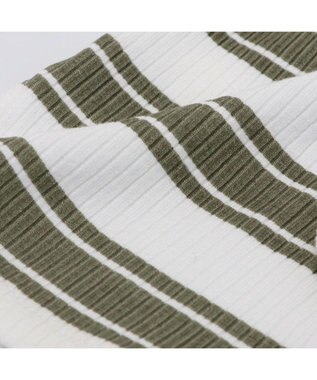 PET PARADISE ペットパラダイス 縞のびのびリブＴシャツ 小型犬 グリーン