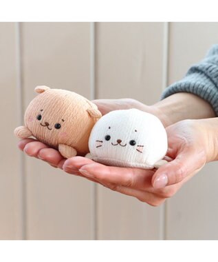 Mother garden しろたん ちりめん お手玉 マスコット 《単品》 しろたん/らっこいぬ しろたん