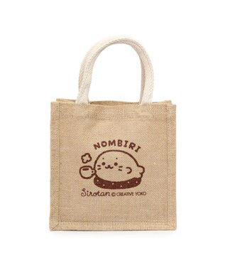 Mother garden しろたん ジュートトート 《のんびり》 S のんびり