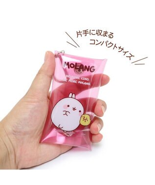 Mother garden マザーガーデン MOLANG モラン カラビナ付クリアポーチ -