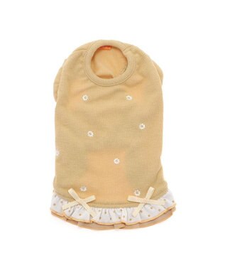 PET PARADISE ペットパラダイス  ペティヒート プレミアム Tシャツ 《花刺繍柄》 中型犬 大型犬 花刺繍柄