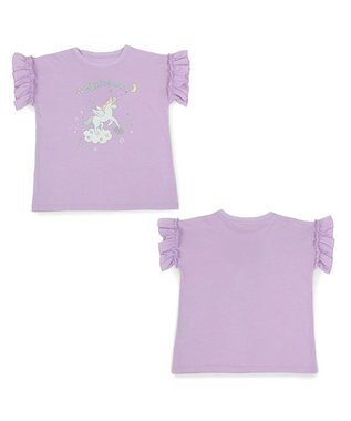 Mother garden マザーガーデン フリル袖 Ｔシャツ Ｍ/L サイズ 100~120cm 120~140cm 《ユニコーン/野いちご》 ユニコーン