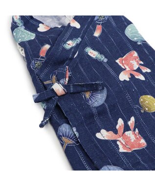 PET PARADISE ペットパラダイス 接触冷感 背中開き 甚平 《縁日柄》　中型犬 縁日柄