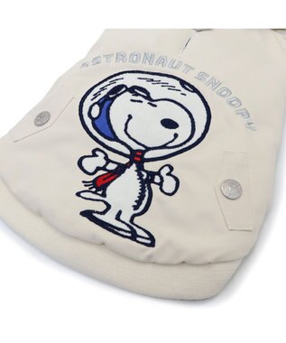 PET PARADISE スヌーピー 遠赤外線 コート 《月面着陸》 中型犬 大型犬 オフホワイト