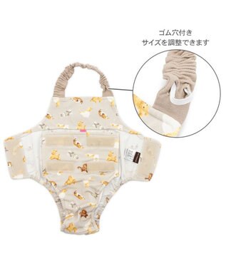 PET PARADISE ペットパラダイス makokoro マナーオール 《犬柄》 中型犬 グレイッシュベージュ