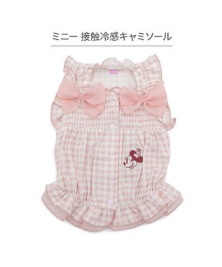 PET PARADISE ディズニー ミニーマウス 背中開き クールキャミソール 小型犬 ピンク