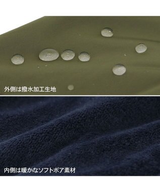 PET PARADISE J.PRESS 撥水 フード付きベスト 小型犬 カーキ