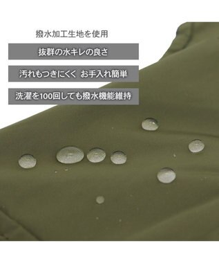 PET PARADISE J.PRESS 撥水 フード付きベスト 小型犬 カーキ