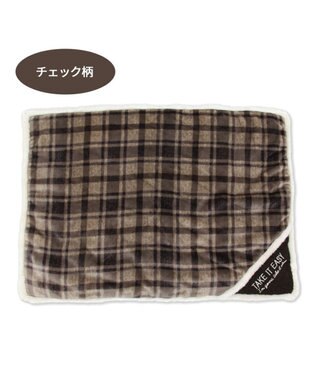 PET PARADISE ペットパラダイス 遠赤外線 ボアマット 《 チェック柄 》 (80×60cm) チェック柄