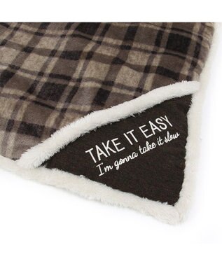 PET PARADISE ペットパラダイス 遠赤外線 ボアマット 《 チェック柄 》 (80×60cm) チェック柄